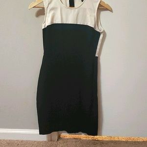 Banana Republic black and white dress